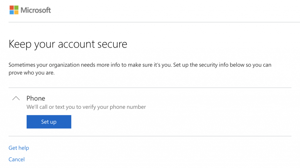 Keep your account secure