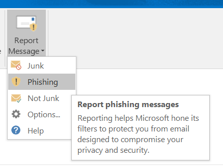 choose "Phishing"
